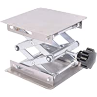 TOOGOO Jack De Laboratorio Científico -100 x 100Mm Estante De La Tabla Soporte De Laboratorio Inoxidable Levantador…